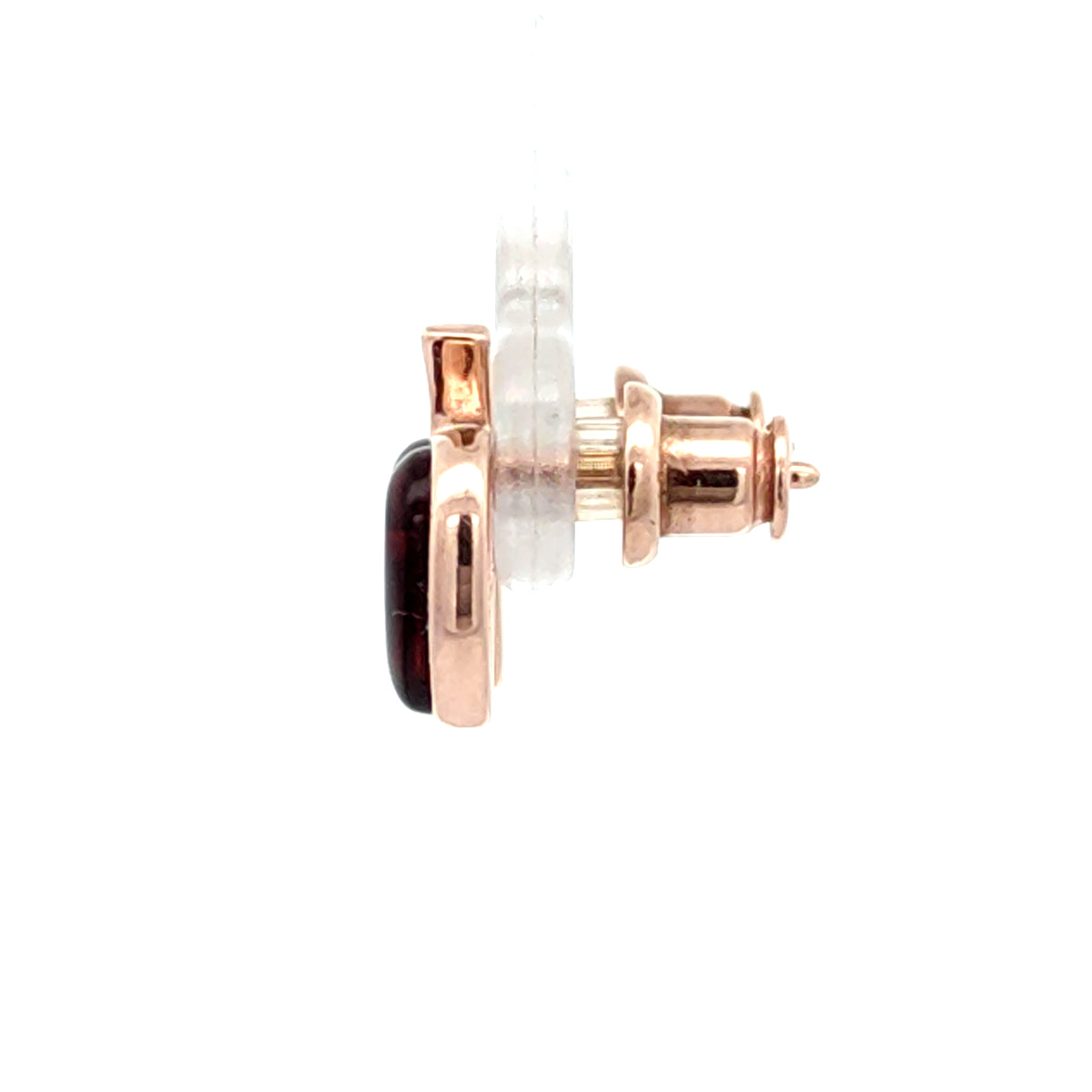 Petite Baltic Amber Apple Stud Earrings