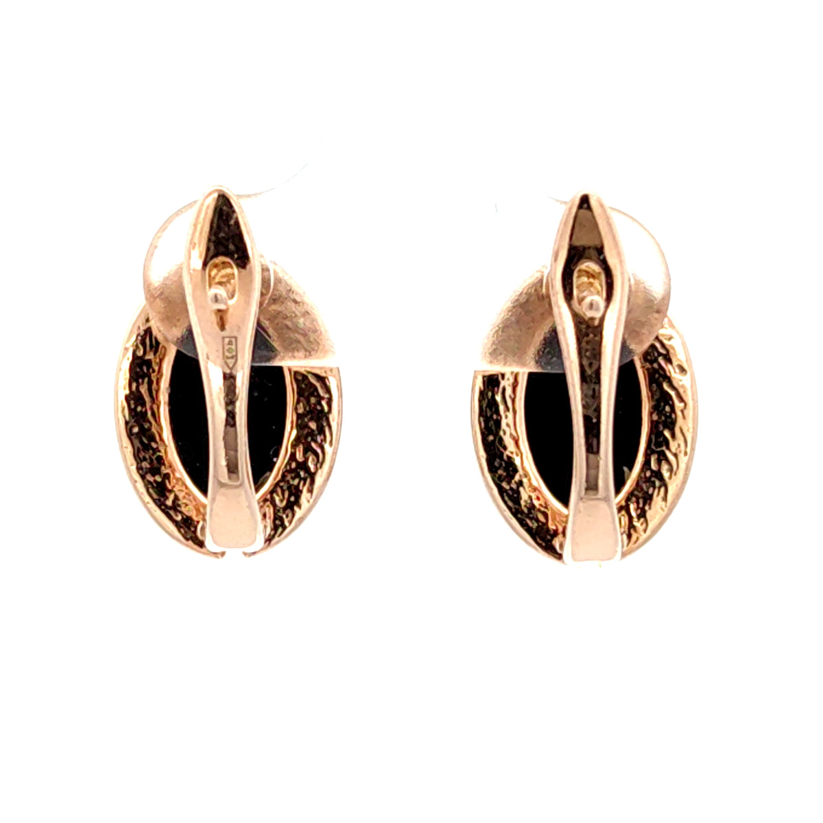 Petite Green Baltic Amber Oval Earrings
